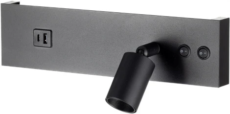 Настенный светильник LED с USB со спотом для чтения с выключателем Citilux Декарт CL704461 (220V)