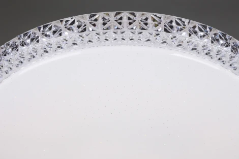 Потолочный светильник круглый Omnilux Biancareddu OML-47707-30 (LED, 220V, пульт управления)