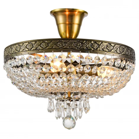 Потолочная люстра Natali Kovaltseva Barocco 81404/4C ANTIQUE