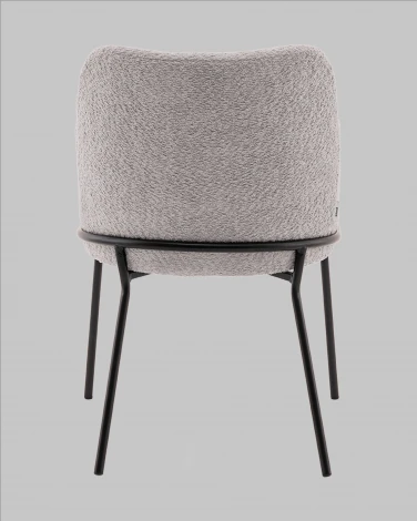 Стул с подлокотниками Кози new ткань букле серый Stool Group арт.УТ000040876