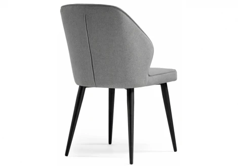 Обеденный стул на металлокаркасе Woodville Kosta gray / black 15219