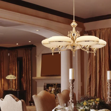 Интерьерная настольная лампа Kutek San Marino SAN-LG-1(P)