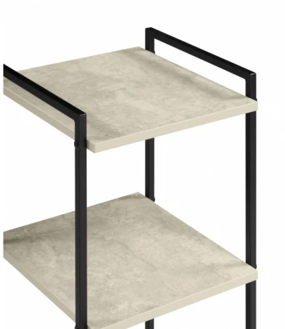 Стеллаж Woodville Таймон (ЛДСП/Черный) арт.611357