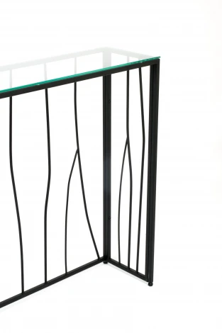 Консольный стол AllConsoles 1022-CB clear черный муар