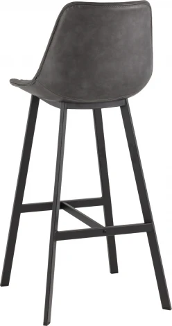 Стул барный TEXAS экокожа серый Stool Group (арт.УТ000038913)