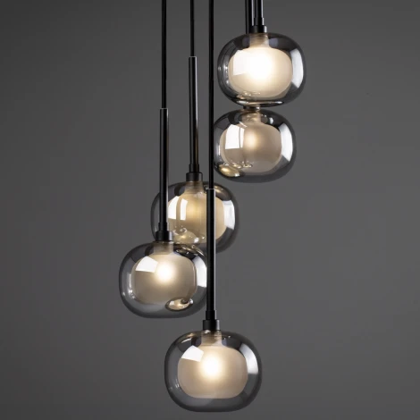 Подвесной светильник каскадный Freya Shimmer FR5435PL-05B1 (220V, на проводе)