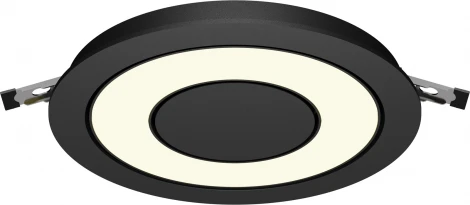 Встраиваемый светильник Maytoni Vector DL102-12W3K-B (LED, 220V, круглые)