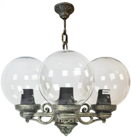 Уличный светильник подвесной Fumagalli GLOBE 250 G25.120.S30.BXF1R (220V, на цепи, шар, IP55)