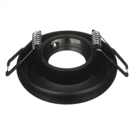 Встраиваемый светильник под лампу MR11 с цоколем GU10 черный Wolta Acento WDL-MR11/05BL-R