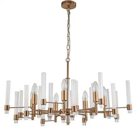 Подвесная люстра 11040/7P Brass Indigo Favara V000461 (220V, на цепи)