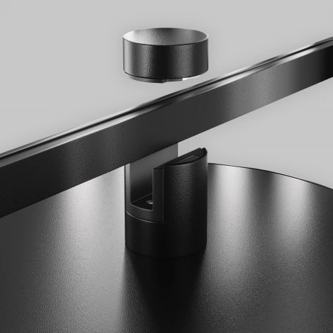 Трековый светильник магнитный 24V 10W Maytoni Plato TR153-1-10W3K-B (LED, круглые)