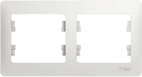Рамка на 2 поста (белый) Systeme Electric GSL000102