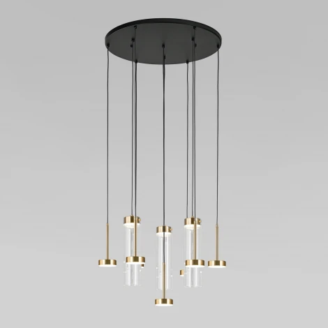 Подвесной светильник Eurosvet Quarzo 301102 LED латунь