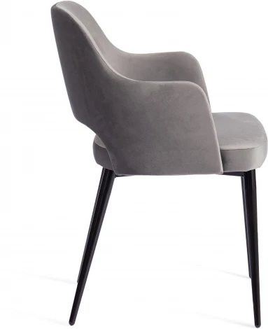Обеденный стул Tetchair VALKYRIA (Ткань,Металл/Серый,Черный)