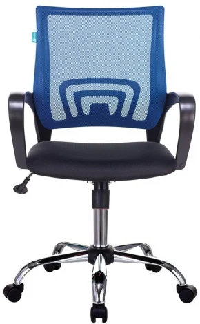 Кресло Бюрократ CH-695SL спинка сетка синий TW-05 сиденье черный TW-11 крестовина хром УТ000005437