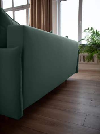 СКАНДИ Диван тканевый прямой мятный D1 furniture арт.AAA41309010