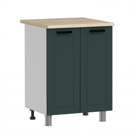 ГК Аленушка 1,6м Лилия Керамика/Изумруд, черный (без столешницы)