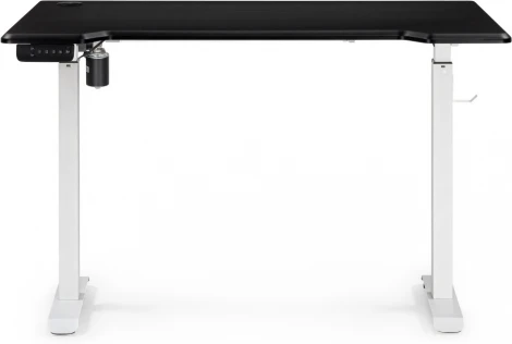 Компьютерный стол Маркос с механизмом подъема 120 (Маркос с механизмом подъема 120х75х75 черная шагрень / белый) Notta арт.578400
