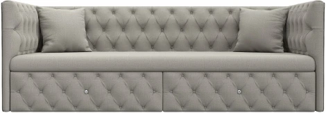 Диван детский прямой Найс (Бежевый/Рогожка) Лига Диванов арт.122425