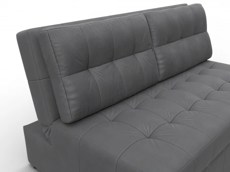 Диван прямой Лига-107 (140) (ЛДСП,Брус,Фанера,Замша/Серый) Лига Диванов 134930