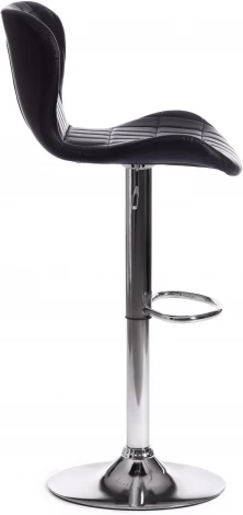 Стул барный AVIONIC (mod. KY712A) / 1 шт. в упаковке (Металл,Экокожа /Черный,Хром)