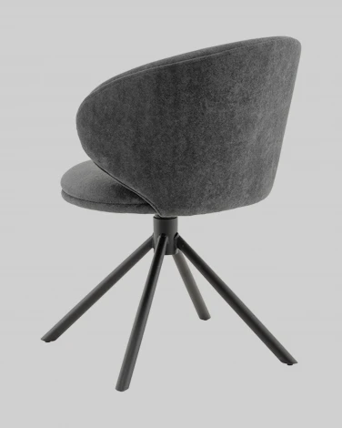 Стул Труфальд велюр темно-серый Stool Group арт.УТ000041567