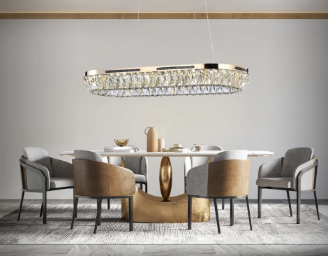 Подвесная люстра Ambrella TRADITIONAL TR5025 (LED, 220V, хрусталь, на тросе)