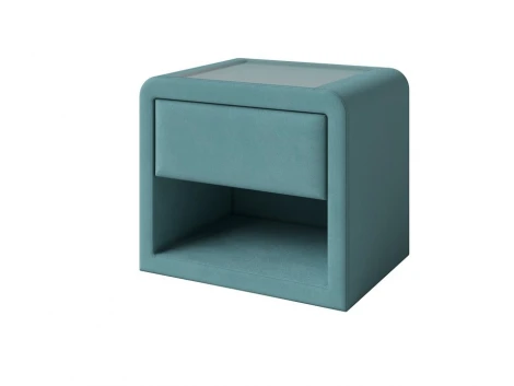 Тумба Cube (Ткань: Велюр Tiara 71 Мятный лед) PROxSON 52x41 2064354