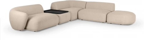 Диван Fabro ОГОГО (арт.856718), (Ткань,Букле/Бежевый)