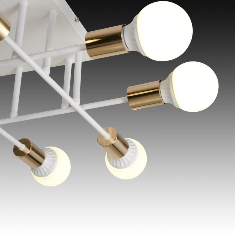 Потолочная люстра Максисвет Техно 1-4683-8-mattWH E27