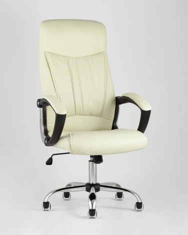 Кресло руководителя TopChairs Tower бежевое УТ000001952