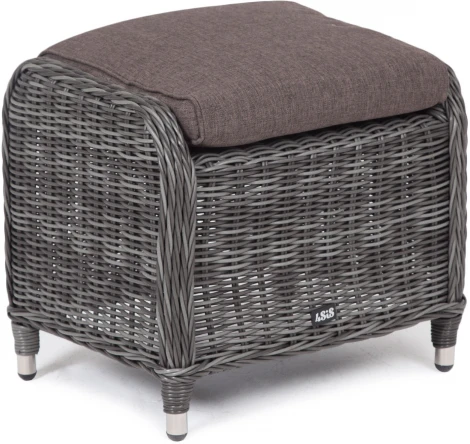 "Толедо" пуф плетеный, цвет графит 4SIS арт.УТ-00002575