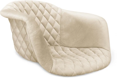 Стул полубарный Sheffilton SHT-ST31-C4/S80-1 Кремовый/прозрачный лак/черный муар