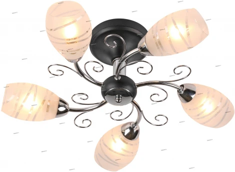 IDLamp Edwidge 846/5PF-Blackchrome