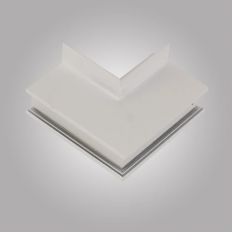 Коннектор угловой внутренний для встраиваемого магнитного шинопровода AM Group MAGNET AM402 LL-20С90° ВНУТРЕННИЙ WH (48V)