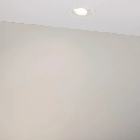 Встраиваемый светильник светодиодный MS-VORTEX-BUILT-R90-12W Day4000 (WH-WH, 40 deg, 230V) (Arlight, IP20 Металл) 057758