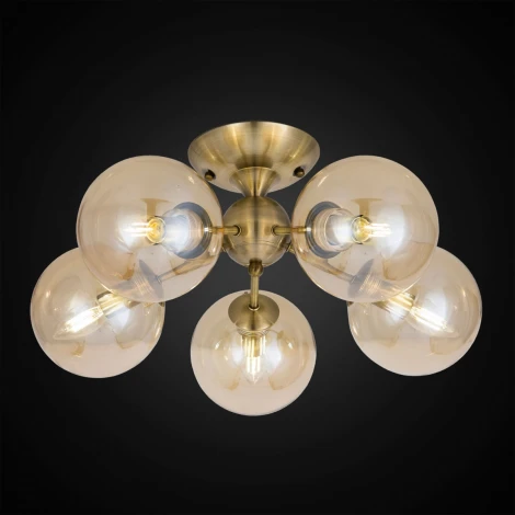 Потолочная люстра Citilux Томми CL102153 (220V, шарики, молекулы)