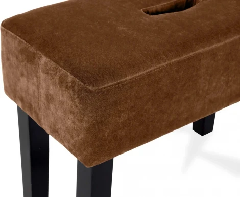 Табурет мягкий Handy ОГОГО (арт.671380), (Ткань,Микрофибра/Светло-коричневый)
