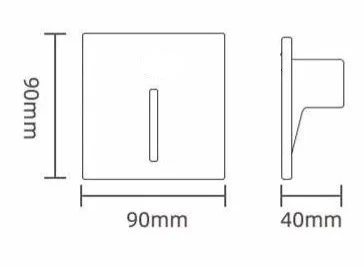 Подсветка для лестниц и ступеней светодиодная Italline IT015-0301+IT015-0303 white