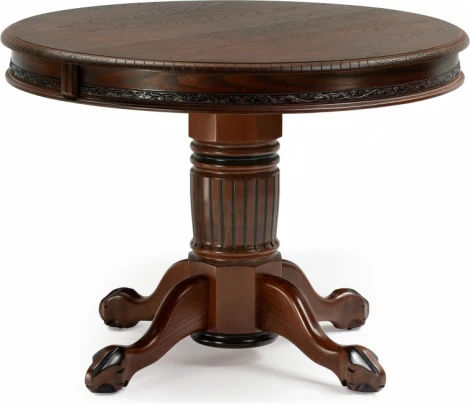 Стол деревянный Woodville Альфред орех / коричневая патина арт.615293