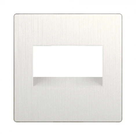 Накладка для двойной розетки Еthernet RJ-45 (перламутровый рифленый) Werkel W1191113 (a051176)