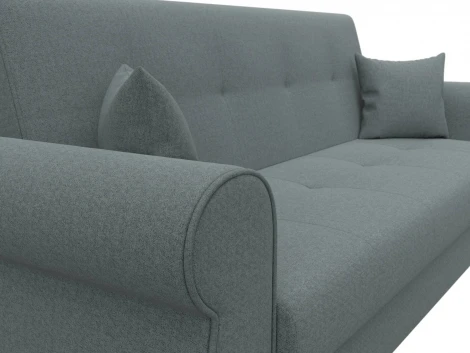 Диван-книжка Лига-019 (Серый/Рогожка) Лига Диванов арт.124990