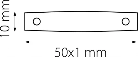 Планка соединительная встраиваемая к треку Lightstar Linea 506180