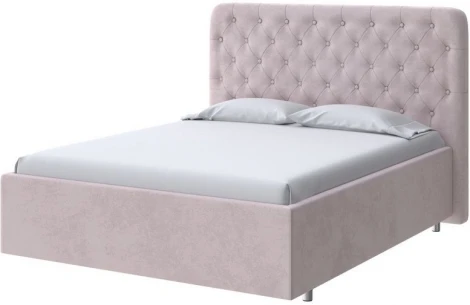PROxSON Кровать Classic Large (Ткань: Велюр Teddy Лунный) 80x200