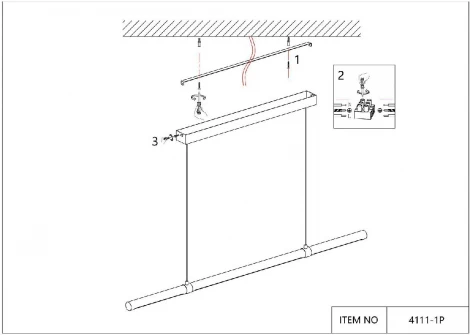Подвесной светильник Favourite Cuero 4111-1P (LED, 220V, на проводе)