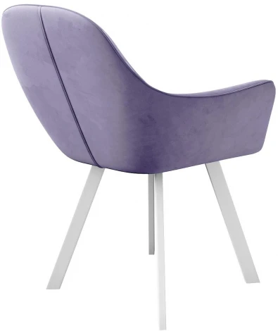 Стул 240 поворотный, Z23 лаванда, ножки белые Dikline 00-00062361