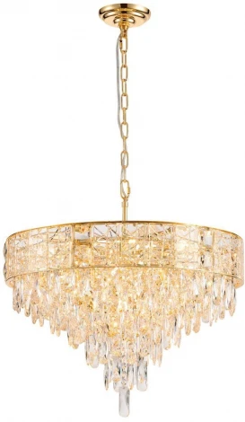 Подвесная люстра хрустальная Favourite Elysium 4720-12P (220V, на цепи)