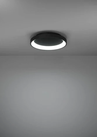 Потолочный светильник светодиодный Eglo Loretello 901251 12W(LED)  пластик, сталь, черный, 2700-6500K