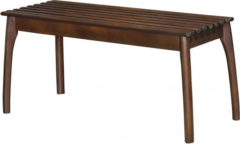 Скамья для прихожей массив, каркас орех Mebelik арт.007559