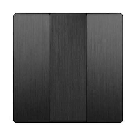 Набор клавиш для выключателя трехклавишного (графит рифленый) Werkel W1139004 (a050742)